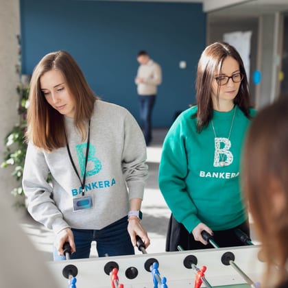 Bankera provides its employees with a number of office perks.